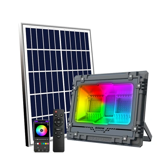 スマートアプリ制御RGB色変更エクステリアライト屋外投光器夕暮れから夜明けまで太陽光発電セキュリティLEDソーラーフラッドライト